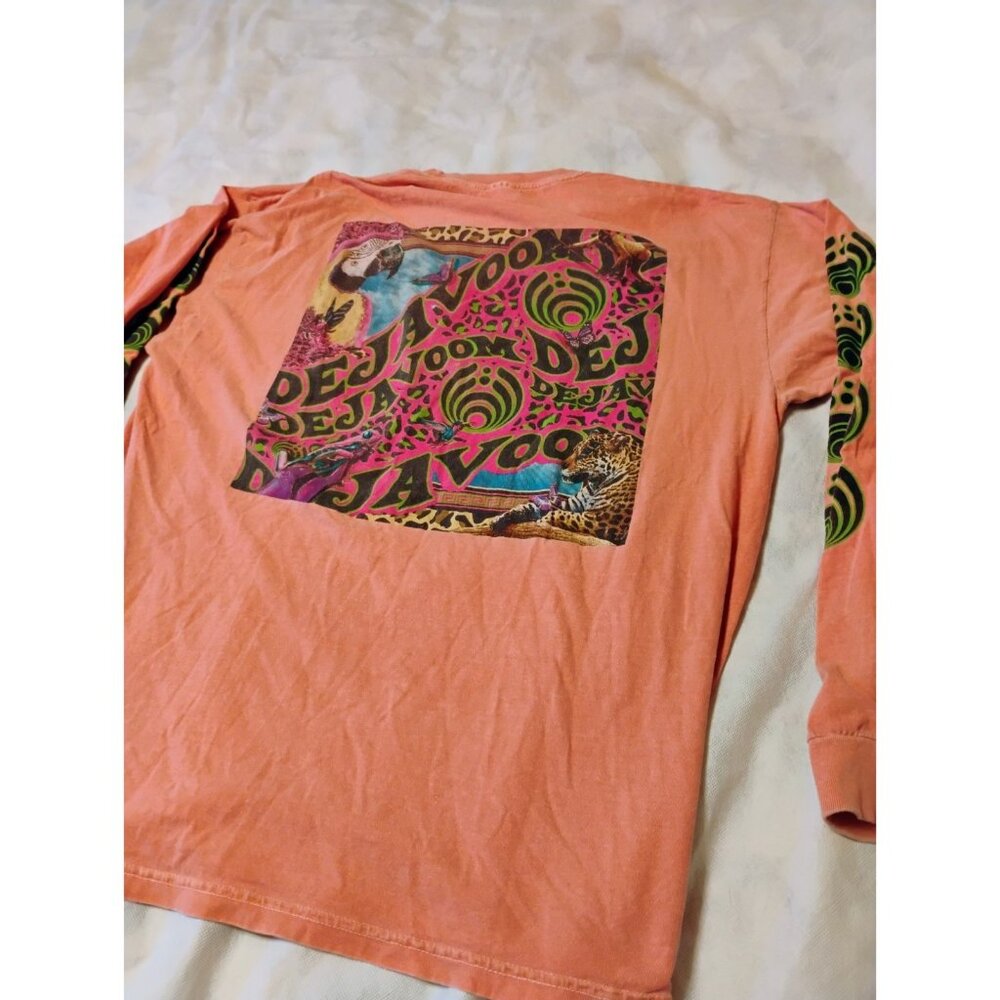 Bassnectar Shirt XL Deja Boom Long Sleeve Parrot Tee